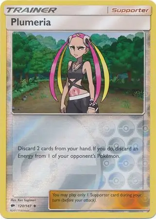 Plumeria Reverse Holo 120 Normal