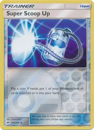 Super Scoop Up Reverse Holo 124 Normal