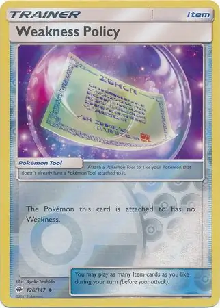Weakness Policy Reverse Holo 126 Normal
