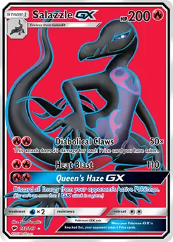 Full Art Salazzle GX 132 Normal