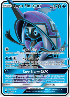Full Art Tapu Fini GX 133 Normal
