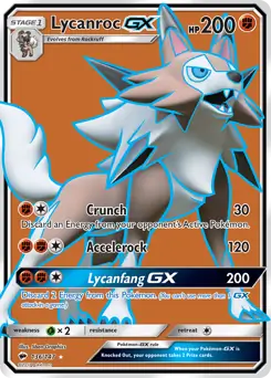 Full Art Lycanroc GX 136 Normal