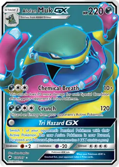 Full Art Alolan Muk GX 138 Normal
