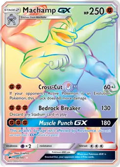 Machamp GX Secret 154 Normal