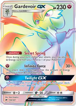 Gardevoir GX Secret 159 Normal