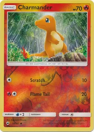 Charmander Reverse Holo 18 Normal