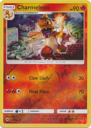 Charmeleon Reverse Holo 19 Normal