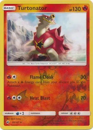 Turtonator Reverse Holo 26