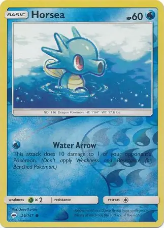 Horsea Reverse Holo 29 Normal