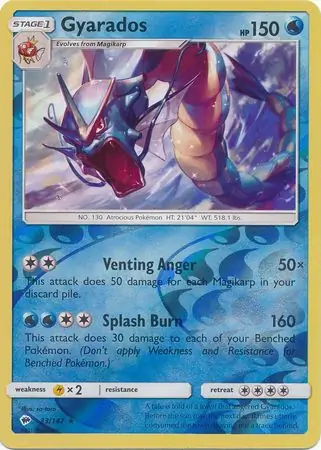 Gyarados Reverse Holo 33 Normal