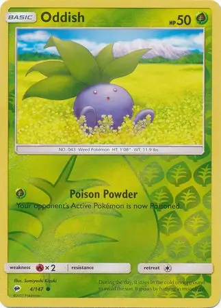 Oddish Reverse Holo 4