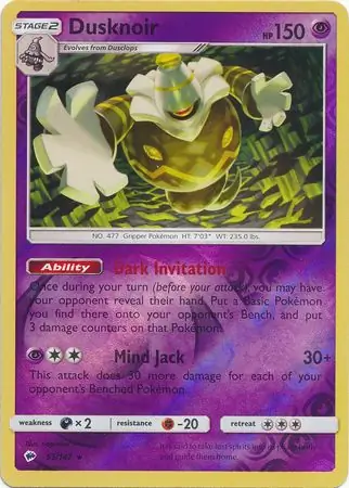 Dusknoir Reverse Holo 53 Normal