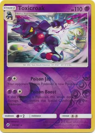 Toxicroak Reverse Holo 55