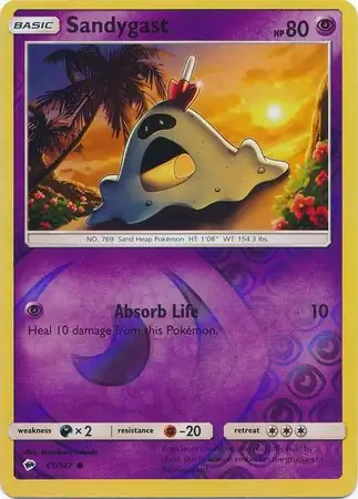 Sandygast Reverse Holo 61