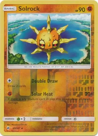 Solrock Reverse Holo 69