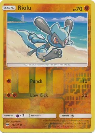 Riolu Reverse Holo 70