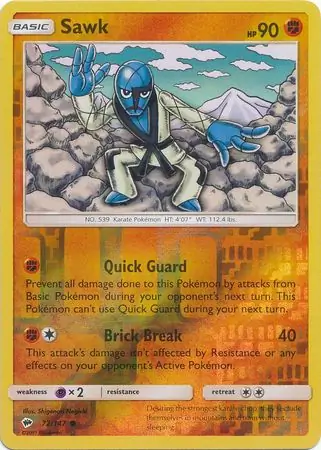 Sawk Reverse Holo 72 Normal