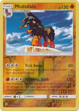 Mudsdale Reverse Holo 78 Normal