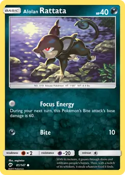 Alolan Rattata 81 Normal