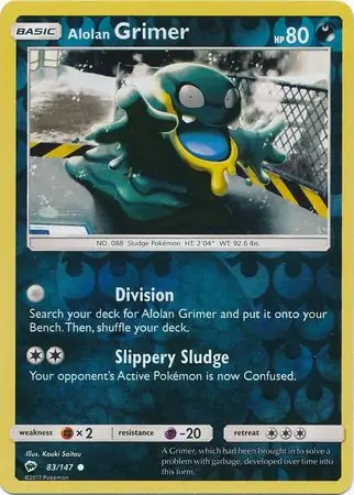 Alolan Grimer Reverse Holo 83 Normal
