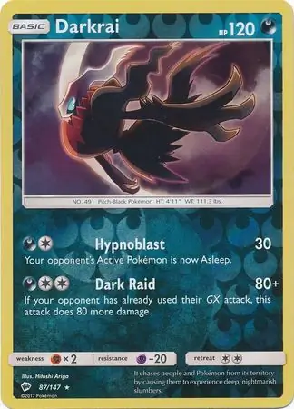 Darkrai Reverse Holo 87