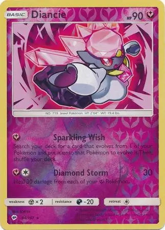 Diancie Reverse Holo 94 Normal