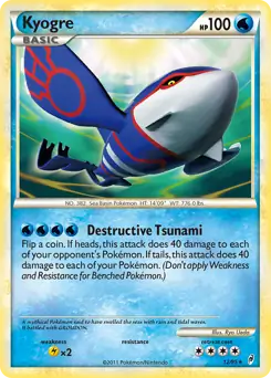 Kyogre Holo 12