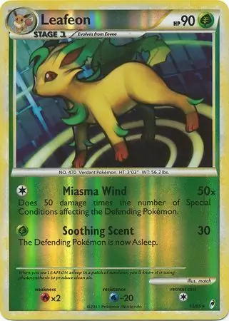 Leafeon Reverse Holo 13