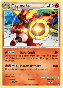 Magmortar Holo 16 Normal