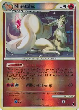 Ninetales Reverse Holo 17