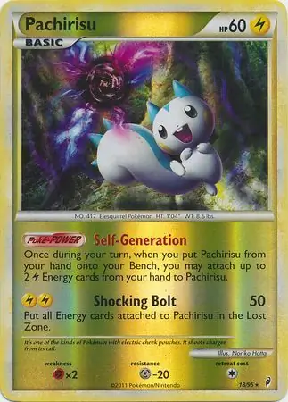 Pachirisu Reverse Holo 18