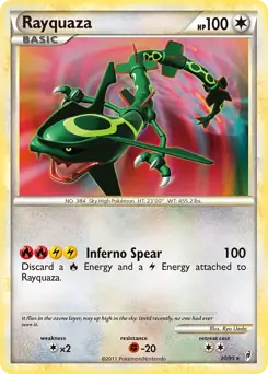 Rayquaza Holo 20 Normal