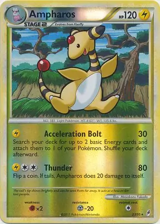 Ampharos Reverse Holo 23 Normal