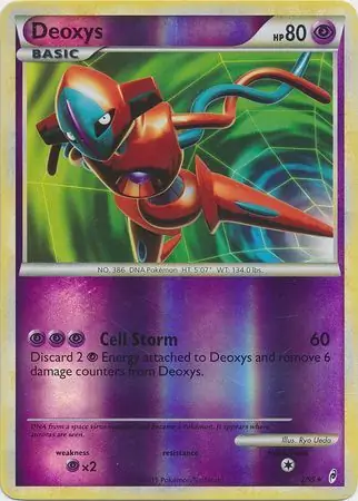 Deoxys Reverse Holo 2 Normal