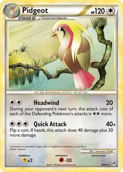 Pidgeot 30 Normal