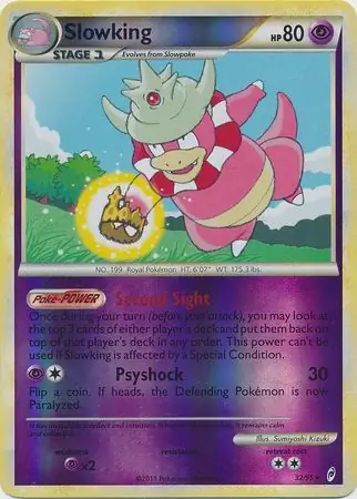 Slowking Reverse Holo 32 Normal