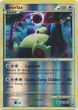 Snorlax Reverse Holo 33 Normal