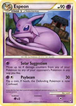 Espeon Holo 4 Normal