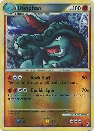 Donphan Reverse Holo 42 Normal