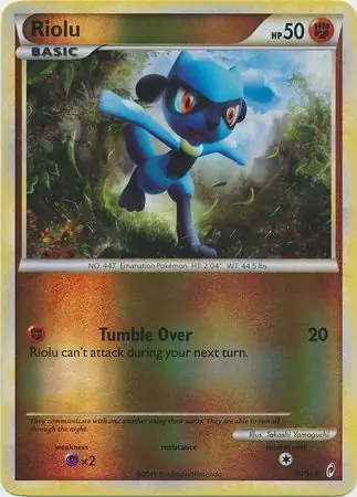 Riolu Reverse Holo 50 Normal