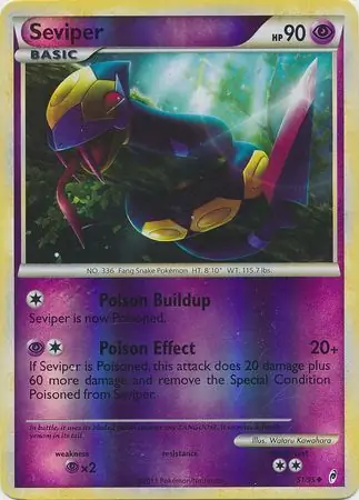 Seviper Reverse Holo 51 Normal