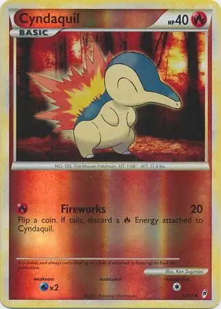 Cyndaquil Reverse Holo 55 Normal