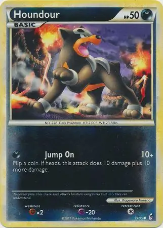 Houndour Reverse Holo 59