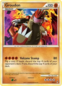 Groudon Holo 6