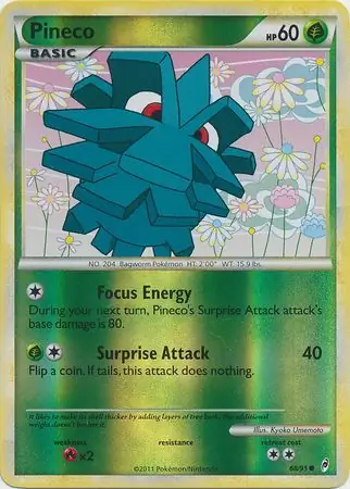 Pineco Reverse Holo 68 Normal