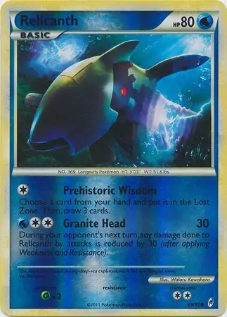 Relicanth Reverse Holo 69