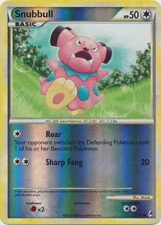 Snubbull Reverse Holo 71 Normal
