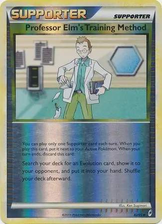 Professor Elm's Training Method Reverse Holo 82 Normal