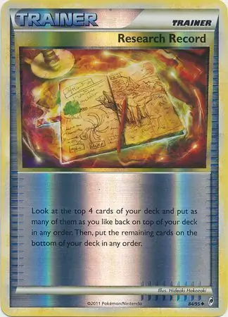 Research Record Reverse Holo 84