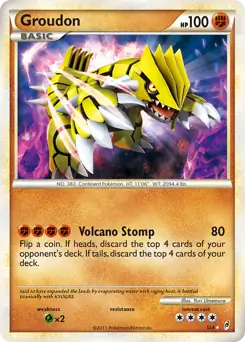 Groudon Holo SL4